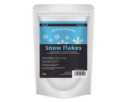 GlasGarten Shrimp Snacks Snow Flakes 30g