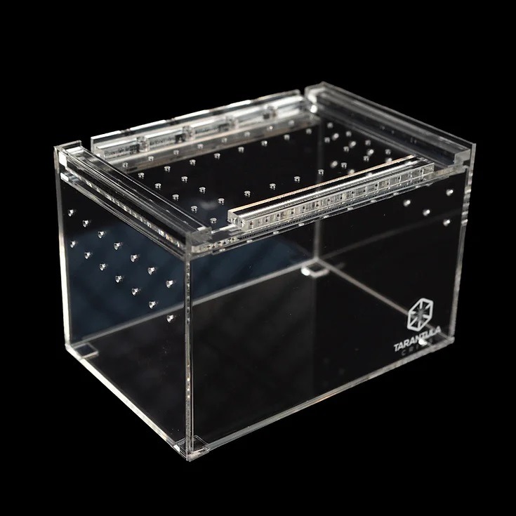 Tarantula Cribs - Small Slider Crib- Clear Bottom 6''x4''x4''