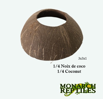 Monarch Reptiles - 1/4 coconut