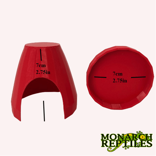 3D- Dart Frog Hides  - Red