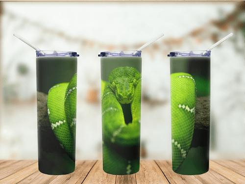 Emerald  Tree Boa Tumbler - 20oz