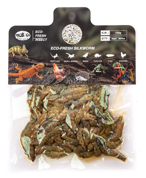 Pro-Bugs Eco-Fresh Bulk Silkworms- 150g
