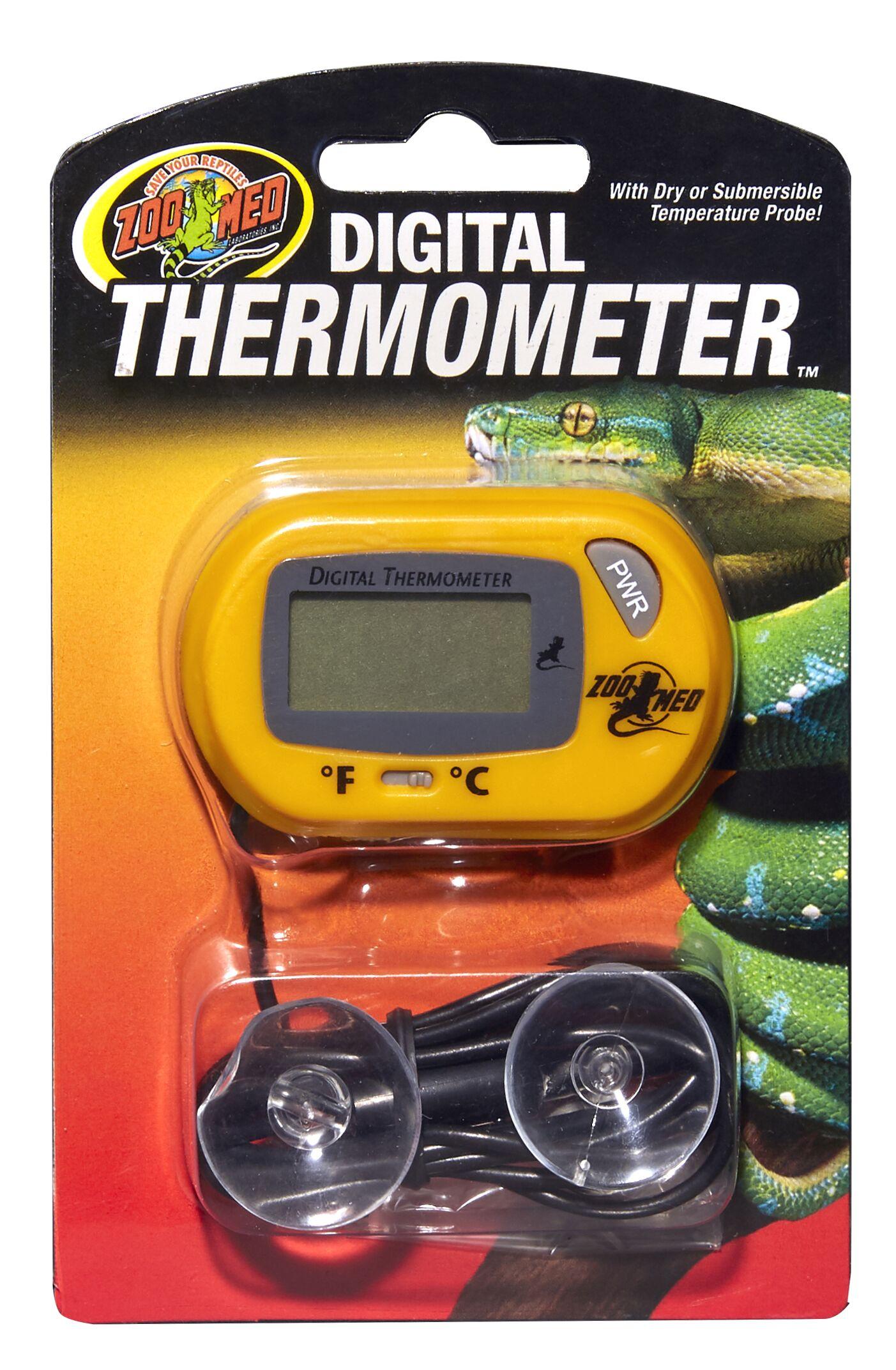 Zoomed Digital Terrarium Thermometer