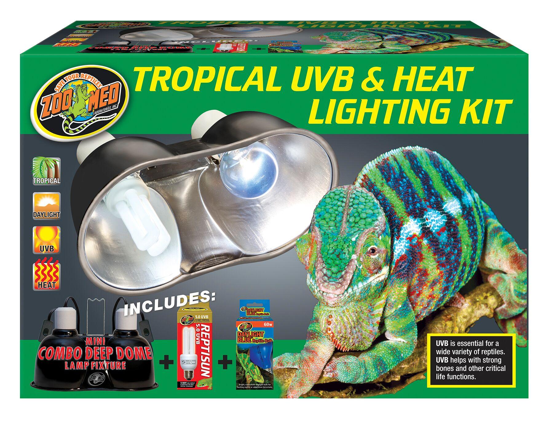 Zoomed -  Tropical UVB & Heat Lighting Kit - mini
